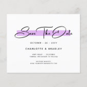 予算モダンミニマリストスクリプト日付の保存 (正面)