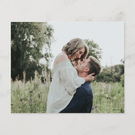 予算モダンミニマリストスクリプト日付の保存 (裏面)