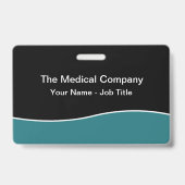 予算モダンミニマルスタッフ名バッジ バッジ (裏面)