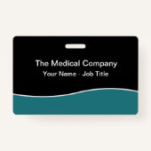 予算モダンミニマルスタッフ名バッジ バッジ (裏面)