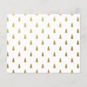 予算モダンレトロフレームフォトホリデーカード (裏面)