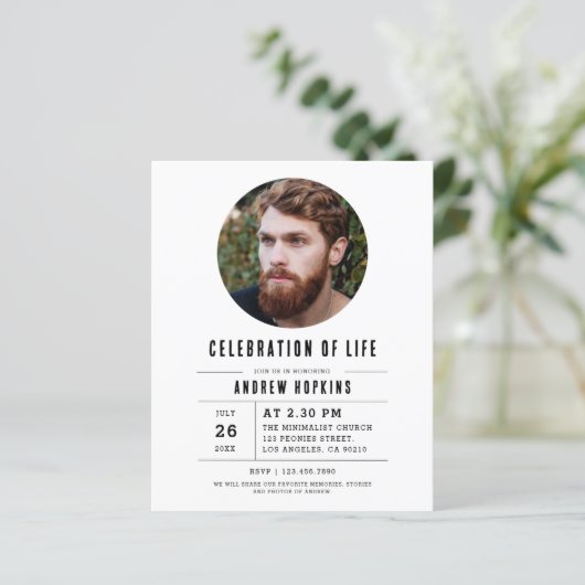 予算モダン写真お祝い (スタンド正面)