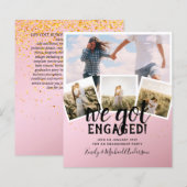 予算モダン写真婚約発表 (正面/裏面)