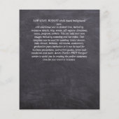 予算モダン写真婚約発表 チラシ (裏面)