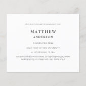 予算モダン卒スタイリッシュ業4写真アナウンス2 チラシ (裏面)