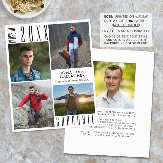 予算モダン卒業5写真のお知らせ (クリエイターアップロード済み)