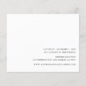 予算モダン名写真8結婚H チラシ (裏面)