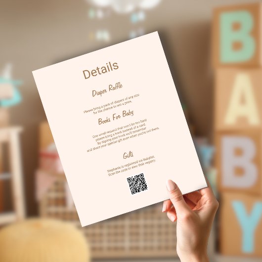 予算モダン小さなかわいこちゃんオレンジ色の赤ちゃんシャワー