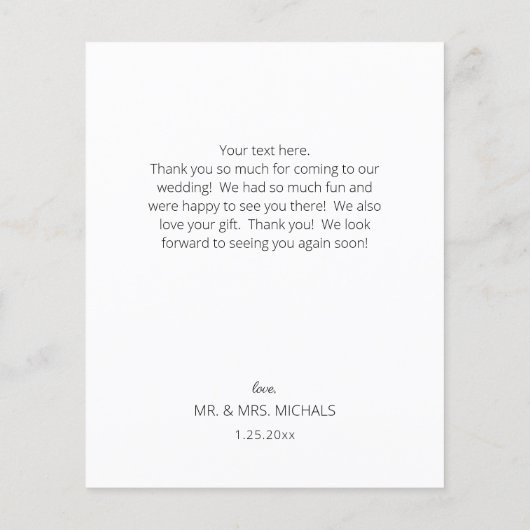 予算モダン書簡即刻写真SM結婚の (裏面)