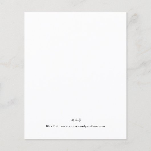 予算モダン書道V2結婚の (裏面)