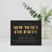 予算モダン金ゴールドグリッター大晦日パーティー (スタンド正面)