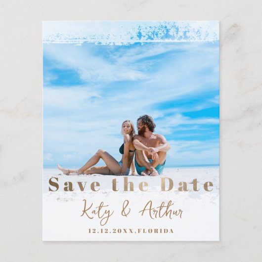 予算モダン金ゴールドフェイク写真の保存日 (正面)