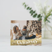 予算モダン金ゴールドメリークリスマス (スタンド正面)