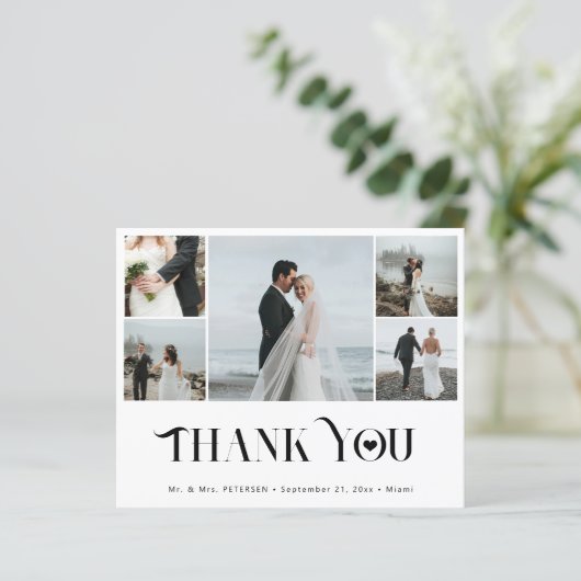 予算モダン5写真結婚コラージュ感謝していの (スタンド正面)