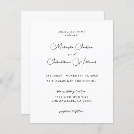 予算モダン9結婚書道 – 白黒