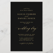 予算モダンQRコード4写真すべて結婚の チラシ (正面)