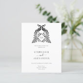 予算モノグラムブラックピーコックQRウェディングアグレクト (スタンド正面)