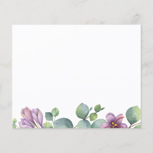 予算ユーカリの住所変更のお知らせ (裏面)