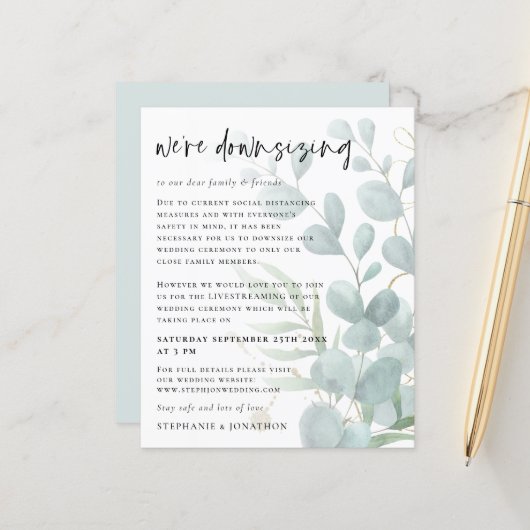 予算ユーカリプトゥスダウンサイズライブストリ結婚ーム (正面/裏面インサイチュ)