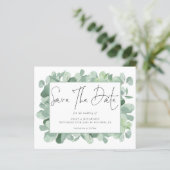 予算ユーカリ写真結婚式の日付を保存 (スタンド正面)