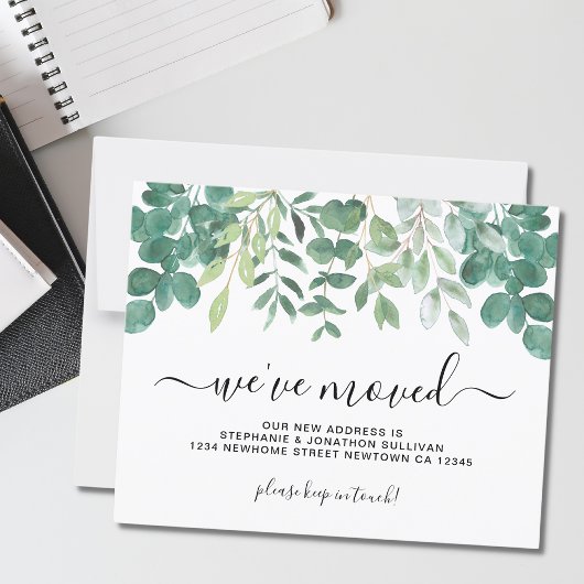 予算ユーカリ引っ越しました発表カード