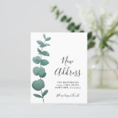 予算ユーカリ引越アナウンスカード (スタンド正面)