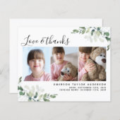 予算ユーカリ採用サンキューカード (正面/裏面)