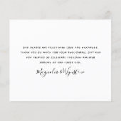 予算ユーカリ採用サンキューカード (裏面)