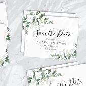 予算ユーカリ水の色の結婚式の日付を保存