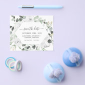 予算ユーカリ白フローラ保存日 チラシ (シングル)