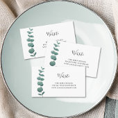 予算ユーカリ結婚のWebサイトエンクロージャカード 名刺