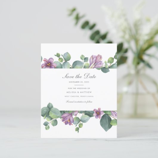 予算ユーカリ緑のフローラ日付を保存 (スタンド正面)