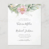 予算ユーカリ緑のフローラ日付を保存 (正面)