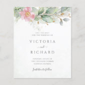 予算ユーカリ緑の金ゴールド日付を保存 (正面)