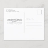 予算ユーカリ緑はがきを保存 (裏面)