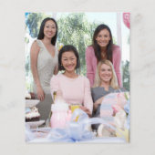 予算ユーカリ赤ちゃんシャワーパーティー感謝してい写真 (裏面)