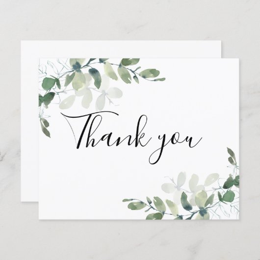 予算ユーカリ退職パーティーありがとう (正面/裏面)