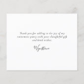 予算ユーカリ退職パーティーありがとう (裏面)