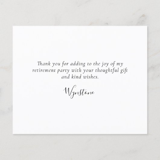 予算ユーカリ退職パーティーありがとう (裏面)