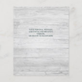 予算ユーカリ3写真結婚式の日付を保存 (裏面)