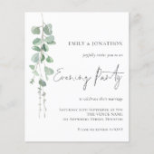 予算ユーカリ3写真QR結婚の夕べパーティー (正面)