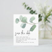 予算ユーカリ・スクリプトQRコード日付の保存 (スタンド正面)