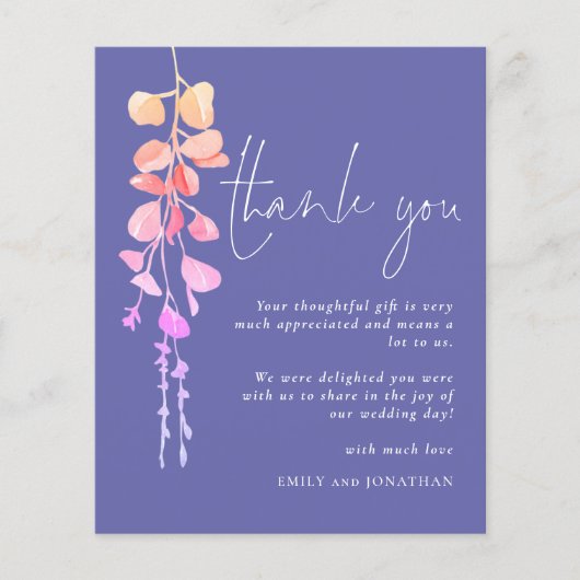 予算ユーカリPeriwinkle写真ありがとう (正面)