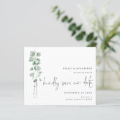 予算ユーカリQRコードスクリプト日付の保存 (スタンド正面)