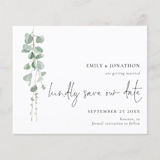 予算ユーカリQRコードスクリプト日付の保存 (正面)