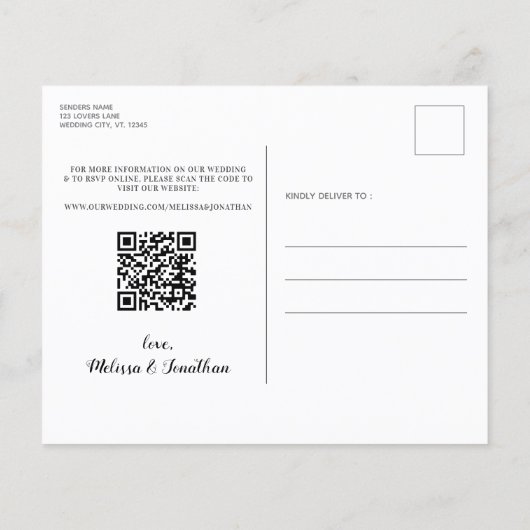 予算ユーカリQR素朴コード日付の保存 (裏面)