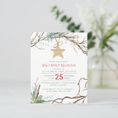 予算ラスティックウィンターホリデーパーティーの招待 (スタンド正面)