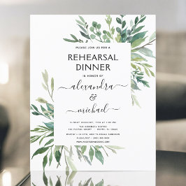 予算リハーサルの夕食葉の緑