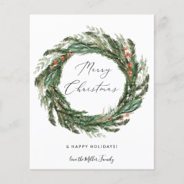 予算リース – メリークリスマス チラシ