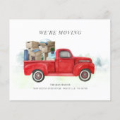 予算レッドトラックの住所の変更を移動 (正面)